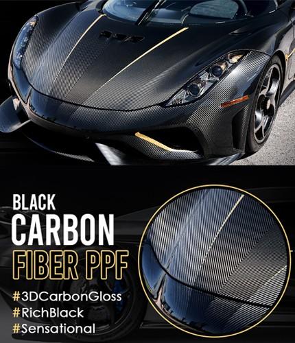 black carbon fiber ppf
