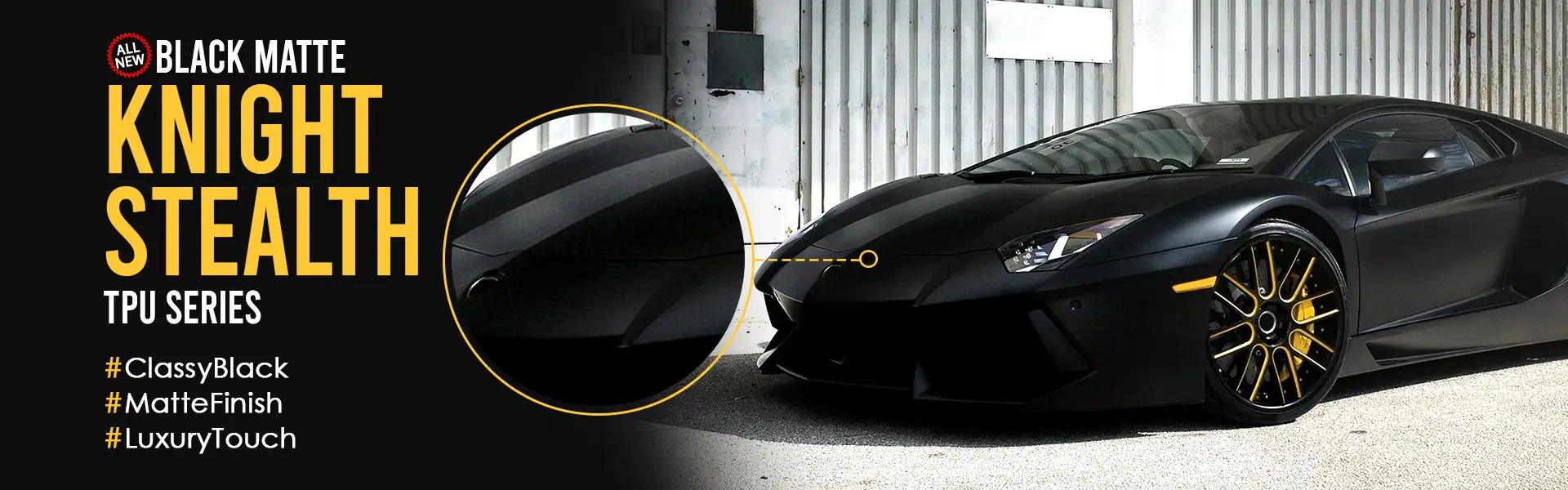 Black Matte Knight Stealth