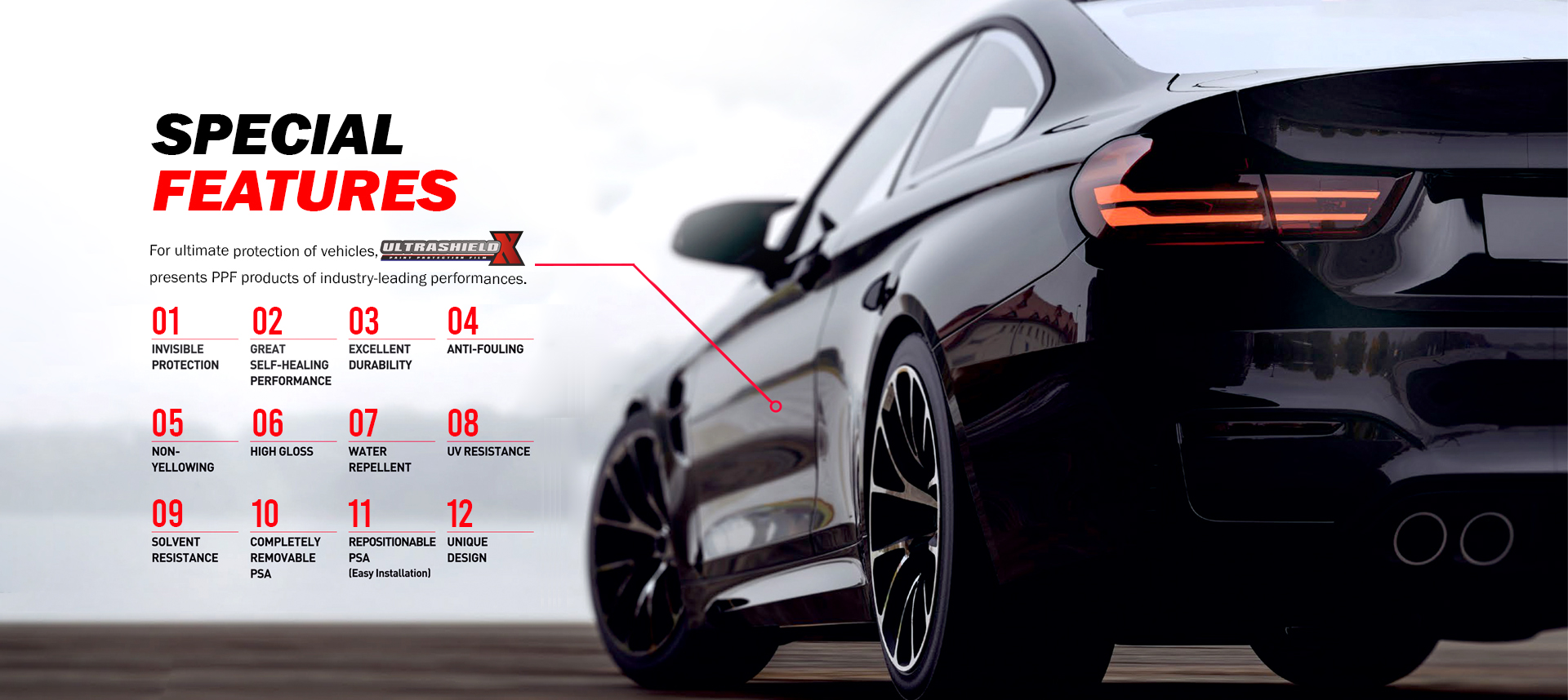 ultrashieldx Special Features